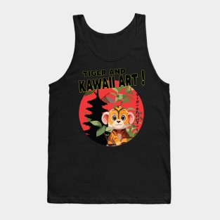 Go Get 'Em Tiger Kawaii Tank Top